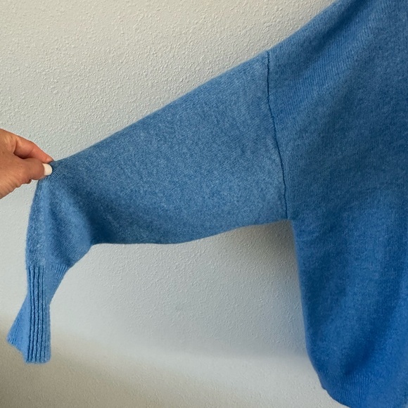 New with tag Karen Kane Sky Blue Turtleneck Sweater - Picture 3 of 6